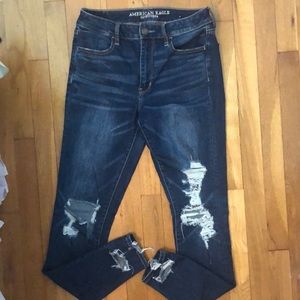American Eagle high rise super stretch x jeans
